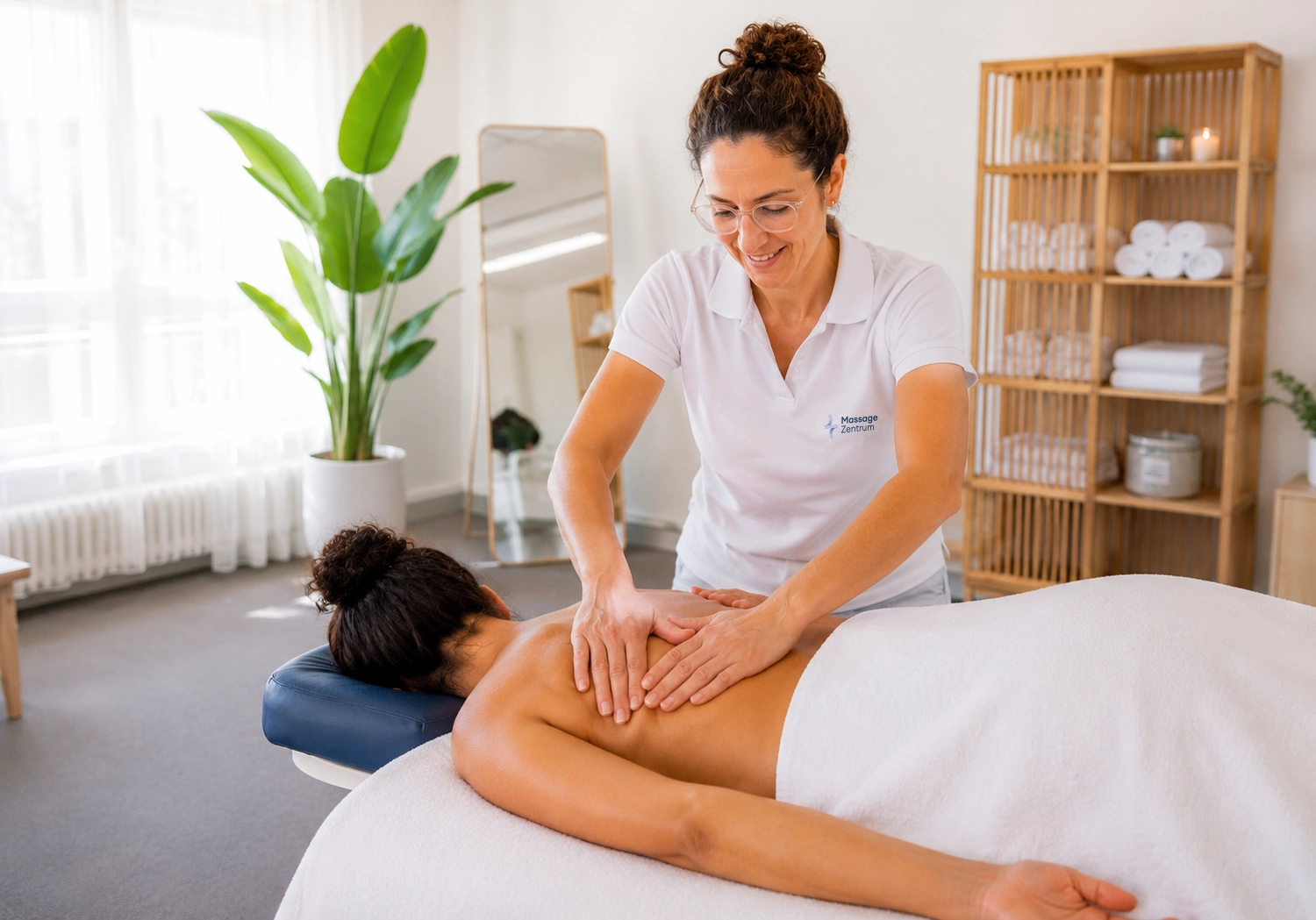 Behandlung bei Rückenschmerzen im Massage Zentrum für Ebikon